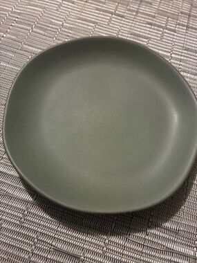 Stoneware Hearth & Hand Magnolia green small appetizer snack plate / dish